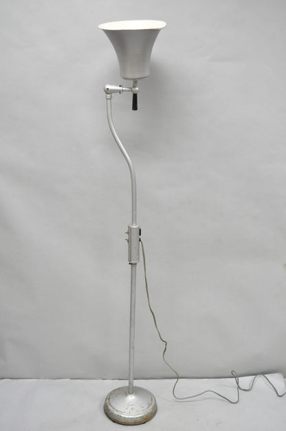 Vintage Industrial Modern Metal Adjustable Bell Shade Work Task Floor Lamp