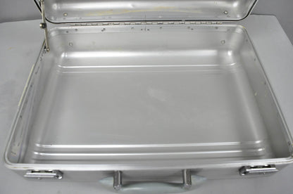 Vintage Art Deco Tokyo Japan Aluminum Hard Shell Suitcase Briefcase