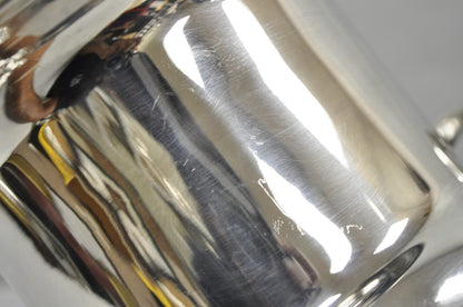Vintage Regency Silver Plated Trophy Cup Urn Ribbed Champagne Chiller Ice Bucket