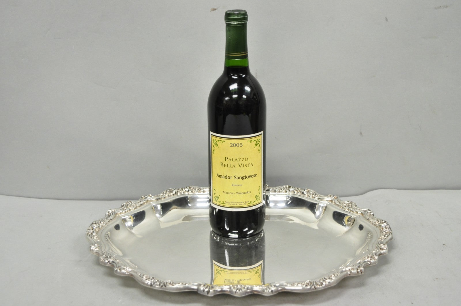International Silver "Countess" Silver Plated Small Bar Tray Serving Platter
