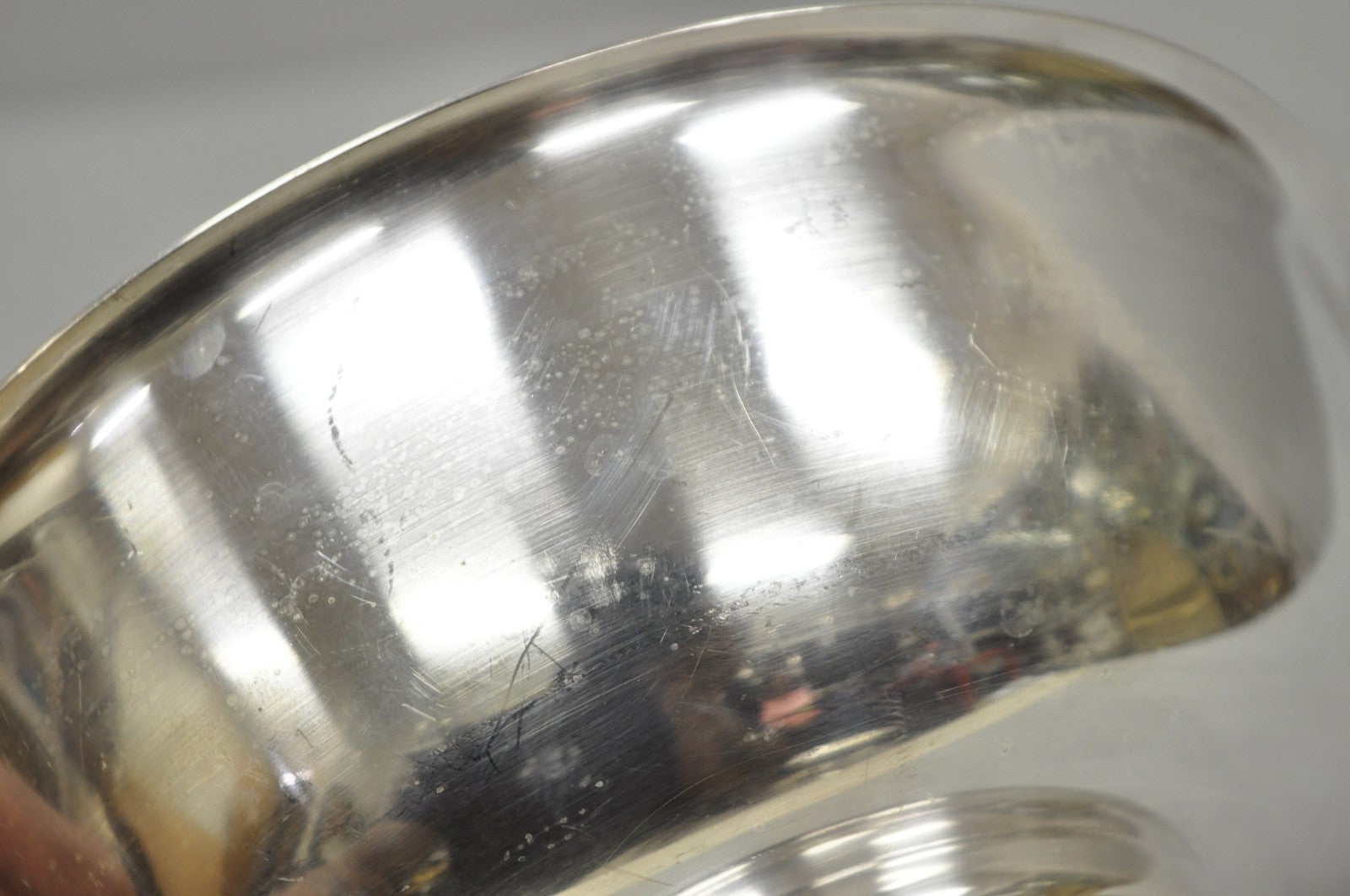 Vintage Mid Century Modern Gorham YC780 8" Silver Plated Serving Bowl
