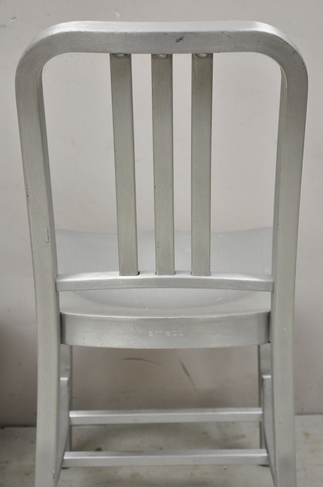 Emeco Navy Collection Brushed Aluminum Side Chair 1006 - A Pair