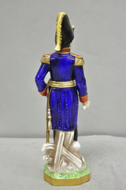 Vintage Capodimonte Italian Porcelain Napoleonic General Figurine Statue 7282- B