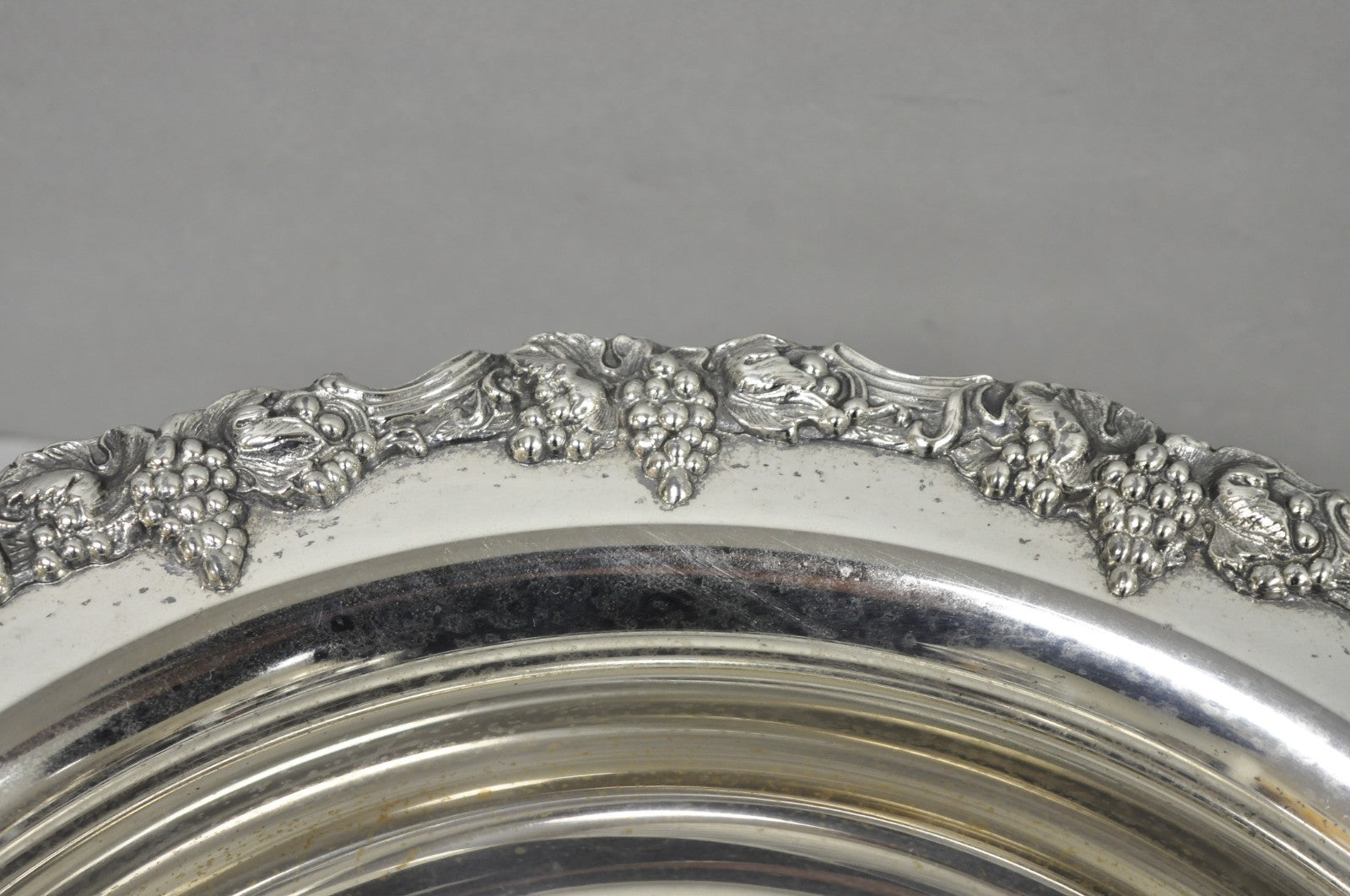 Vintage Sheridan Victorian Silver Plated Punch Bowl Set w/ 12 Cups and Tray