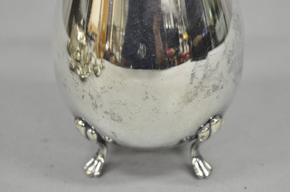 Vintage English Sheffield Victorian Silver Plated Small Coffee Tea Pot Creamer