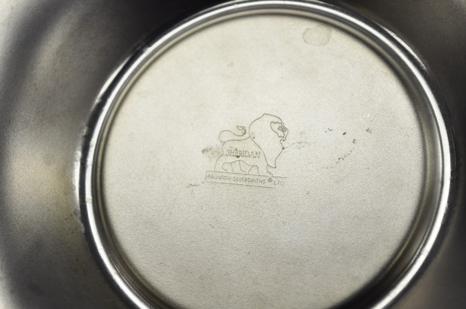 Vintage Sheridan Victorian Silver Plated Shrimp Cocktail Serving Platter Tray