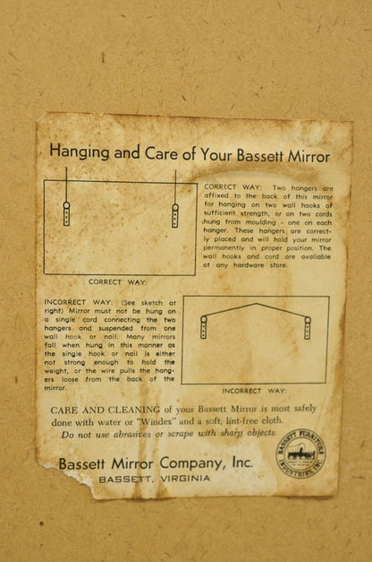 Vintage Italian Hollywood Regency Ribbon Scroll Carved Wood Wall Mirror - a Pair