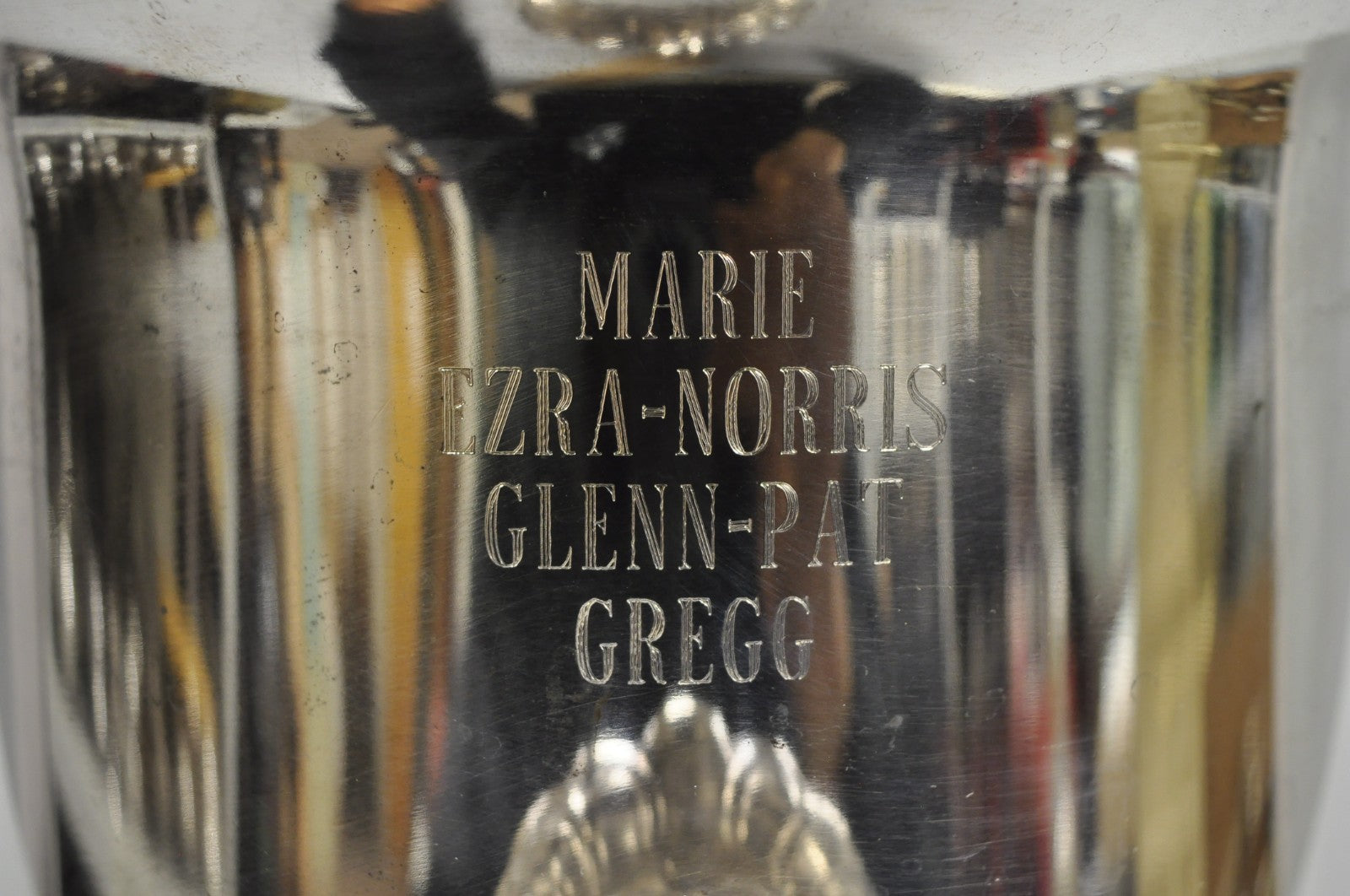 Vintage Leonard Silver Plated Trophy Cup Champagne Chiller Ice Bucket Engraved