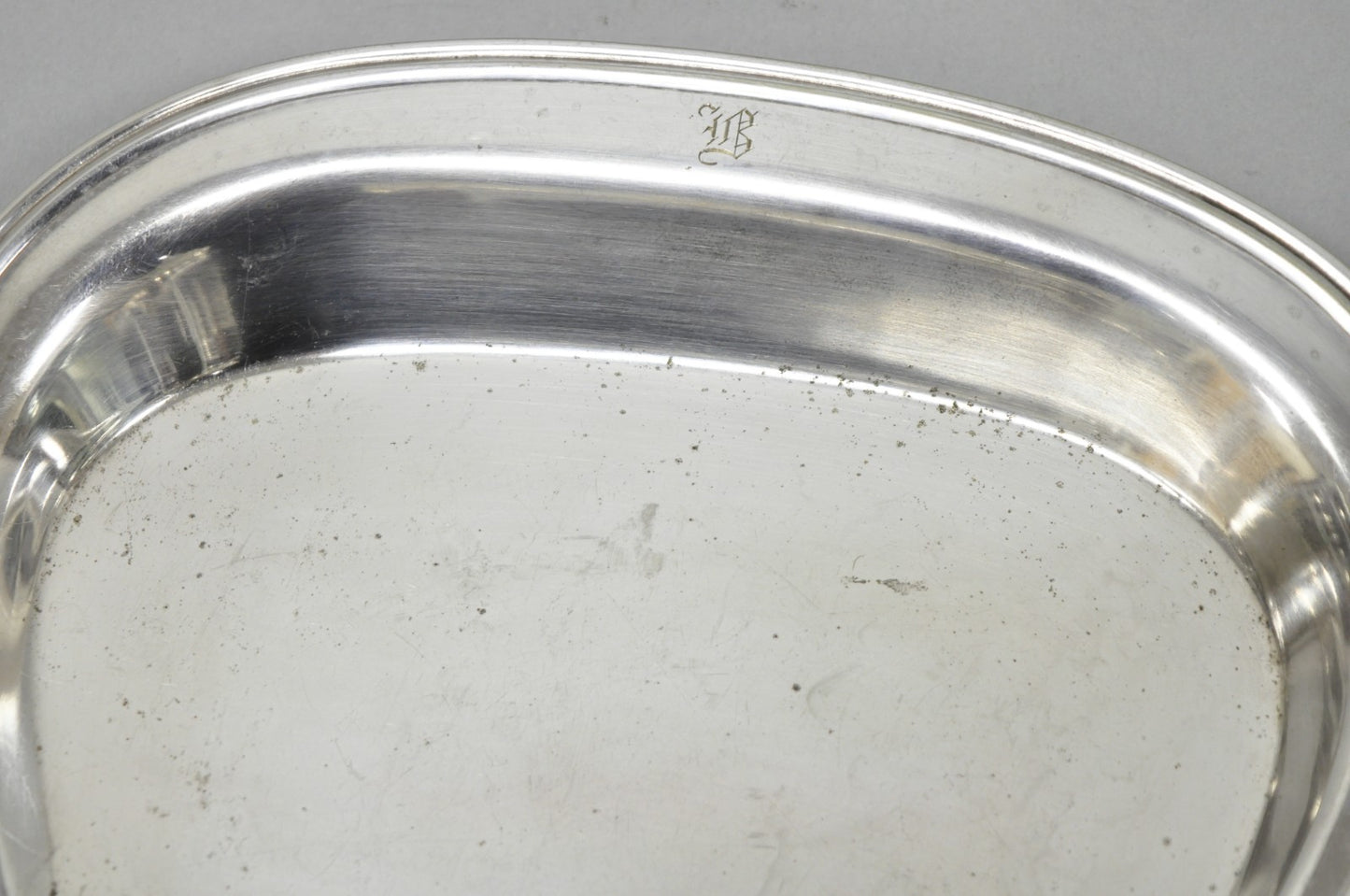 Vintage Bernard Rice's Sons Inc Silver Plated Crumb Catcher Silent Butler Set