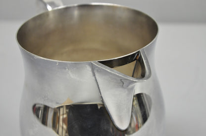 Vintage Bristol Silverplate by Poole B54 Silver Plated Bulbous Water Pitcher