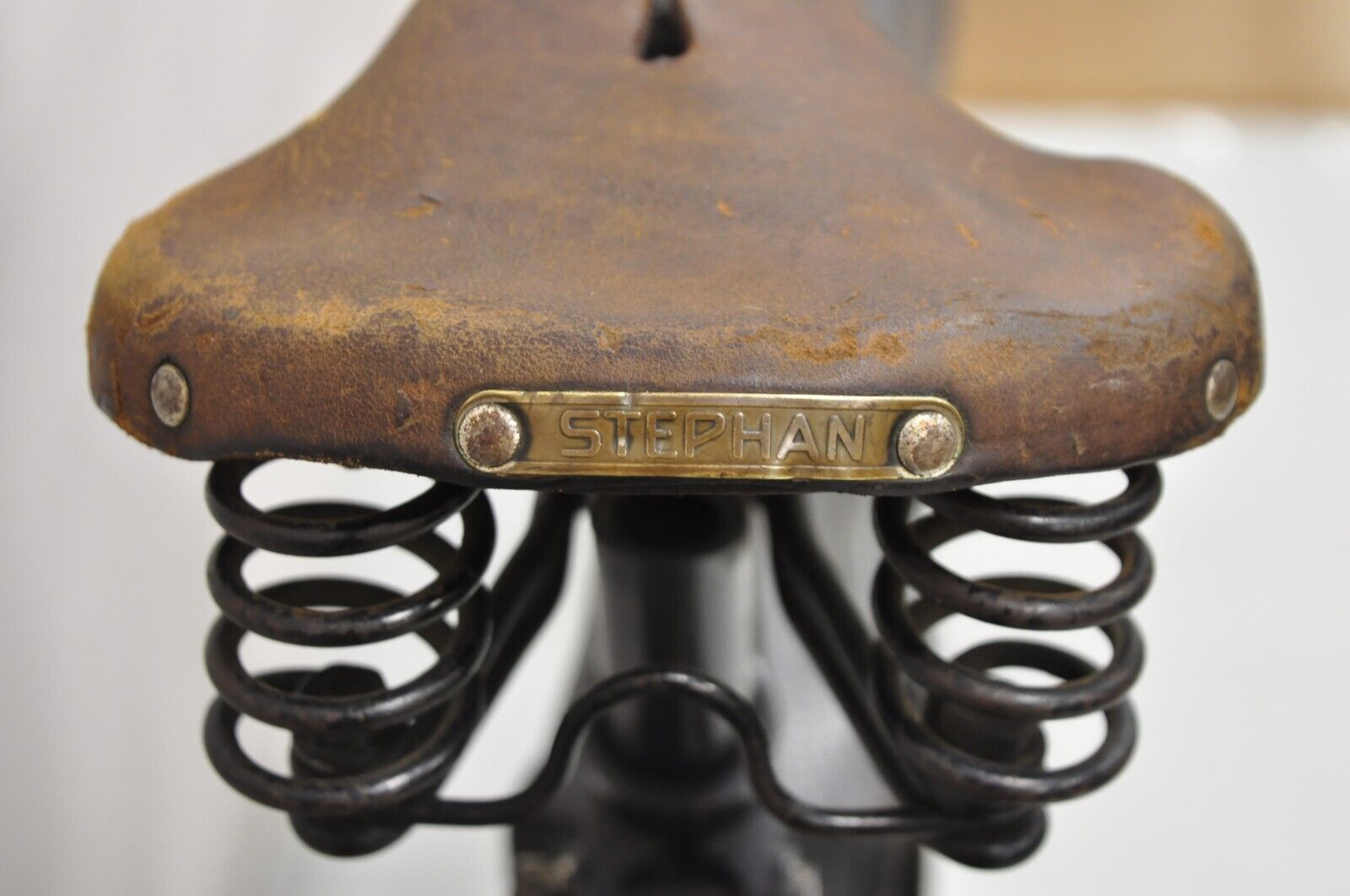 Antique WWII Swiss Army 1945 MO-05 Military Bicycle Bike with Leather Frame Pack