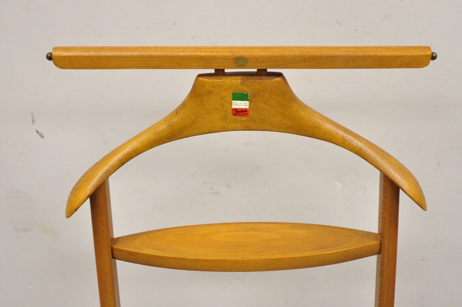 Fratelli Reguitti Mid Century Italian Modern Beech Gentleman's Clothing Valet