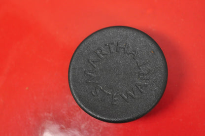 Martha Stewart Collection Red Cast Iron Dutch Oven Covered Pot