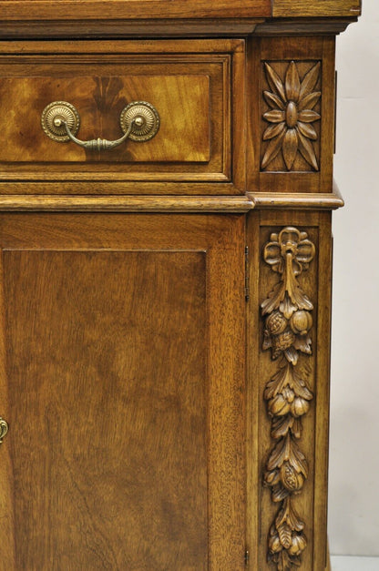 Karges French Neoclassical Style Mahogany Buffet Sideboard w/ Brass Urn Gallery