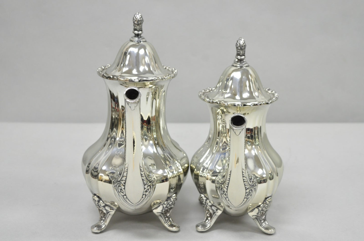 Vintage Towle Grand Duchess Victorian Silver Plated Tea Service Set - 4 Pcs