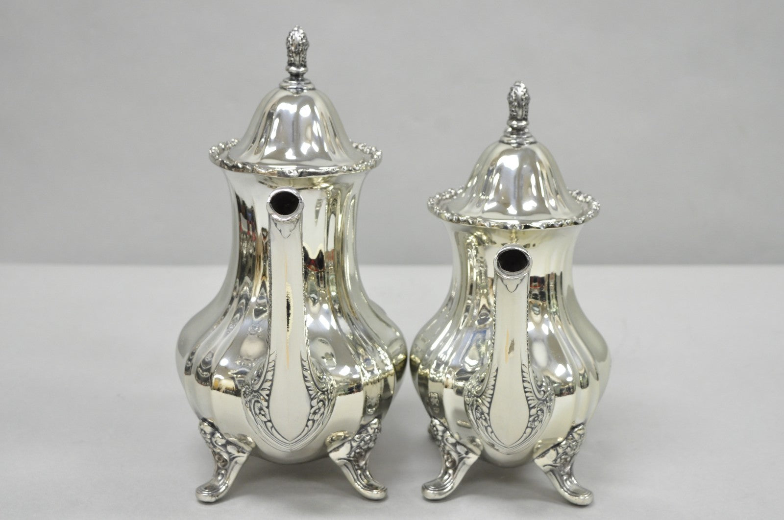 Vintage Towle Grand Duchess Victorian Silver Plated Tea Service Set - 4 Pcs