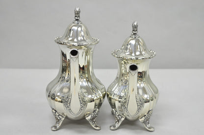 Vintage Towle Grand Duchess Victorian Silver Plated Tea Service Set - 4 Pcs