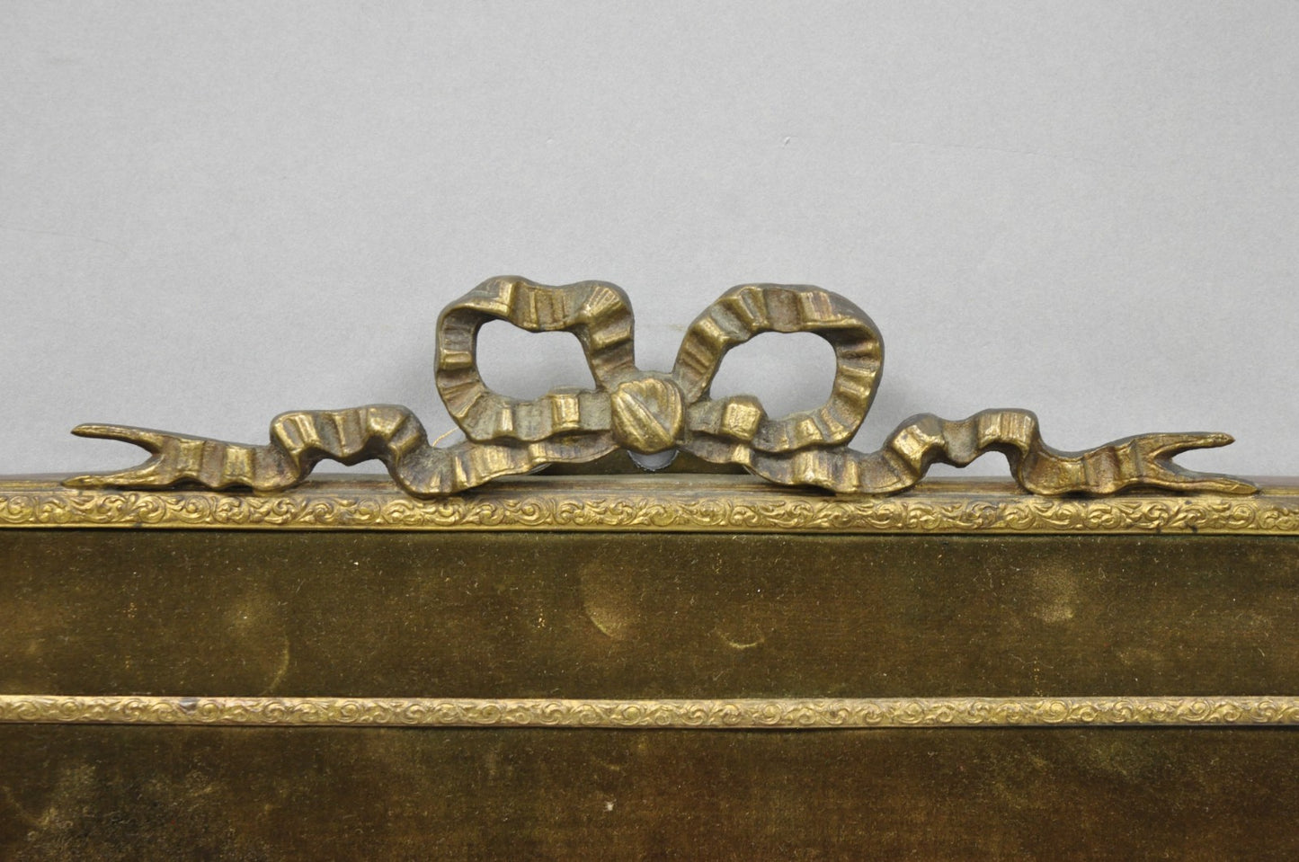 Antique French Painted Porcelain Framed Wall Plaque Signed Jean-Baptiste Greuze