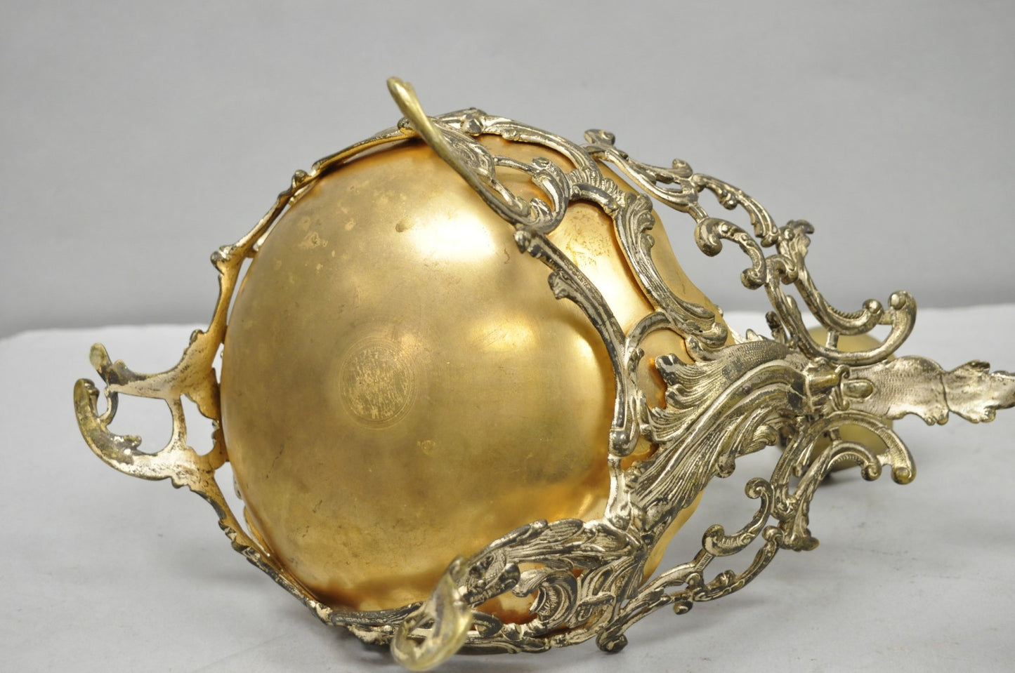 Antique French Louis XV Style Rococo Figural Bronze Cherub Centerpiece Epergne