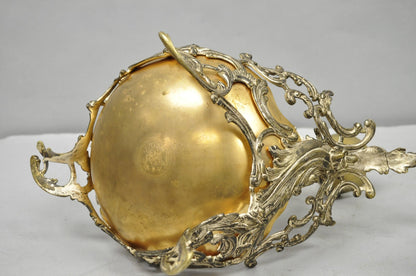 Antique French Louis XV Style Rococo Figural Bronze Cherub Centerpiece Epergne