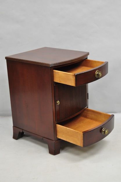 Palmer Home Collection Lexington Furniture Mahogany Bowfront Commode Nightstand