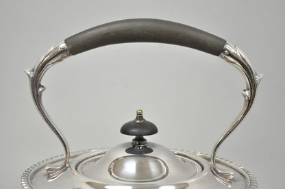 Vintage English Sheffield Edwardian Silver Plated Tea Set w/ Tilting Pot 7 Pcs