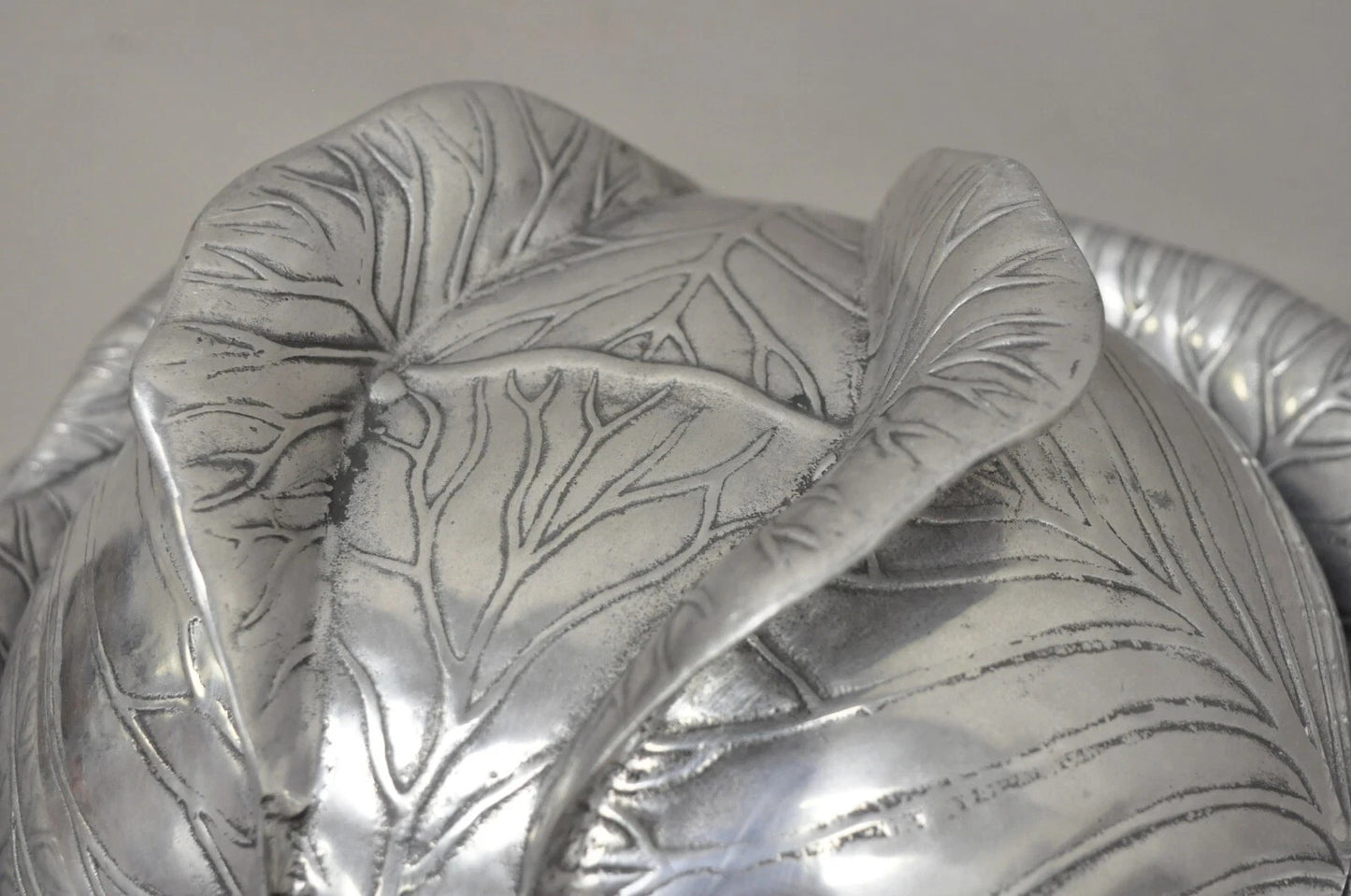 Vintage Arthur Court 1979 Cabbage Lettuce Tureen Serving Bowl Spoon Platter 3 pc