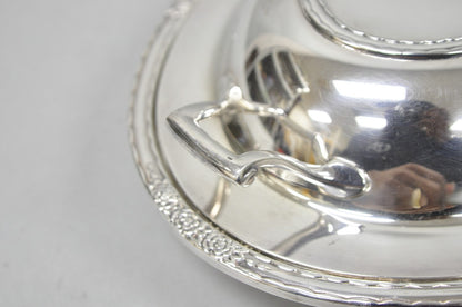 International Silver Co "Camille" Silver Plated Covered Vegetable Serving Dish