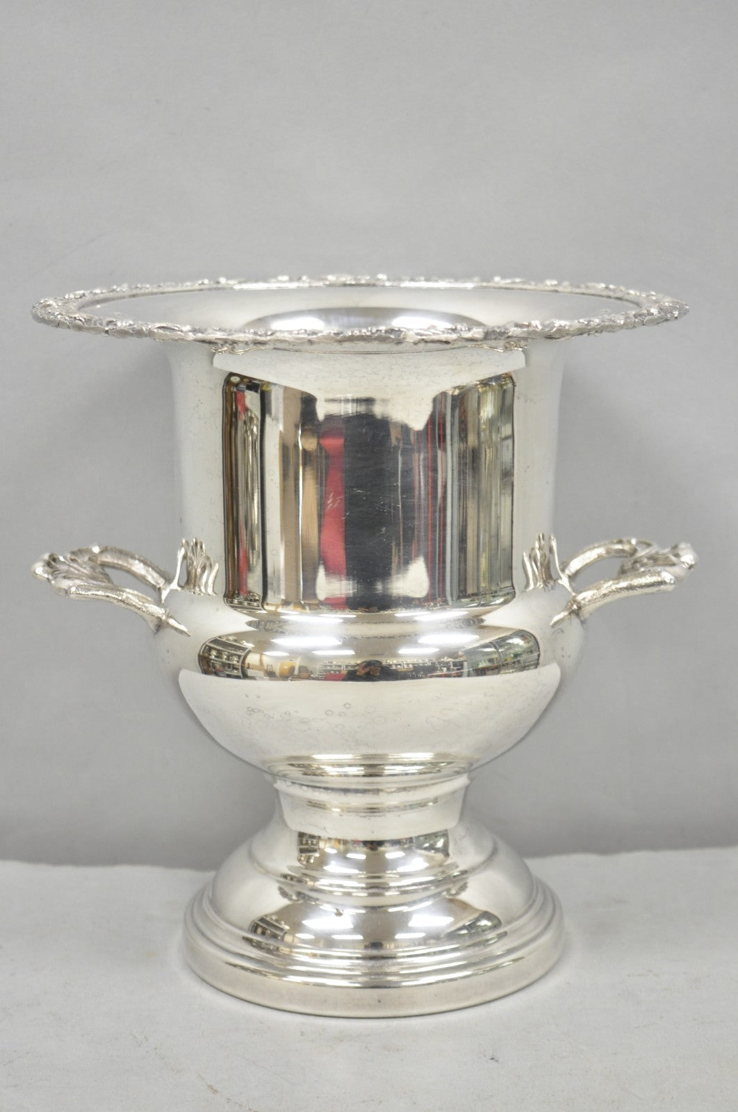 Vintage Victorian Silver Plated Trophy Cup Urn Bar Champagne Chiller Ice Bucket