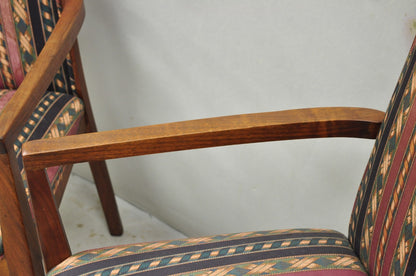 Vintage Mid Century Modern Walnut Dining Room Chairs by Dillingham - Set of 6