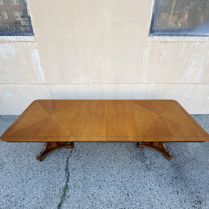Thomasville Grand Classics Neoclassical Empire Maple Wood Dining Room Table