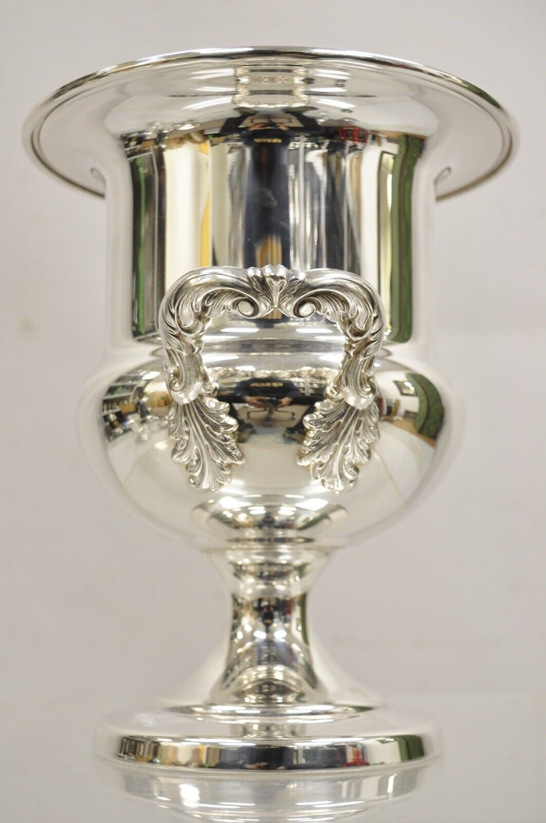 Reed & Barton Twin Handle Silver Plated Trophy Cup Champagne Chiller Ice Bucket