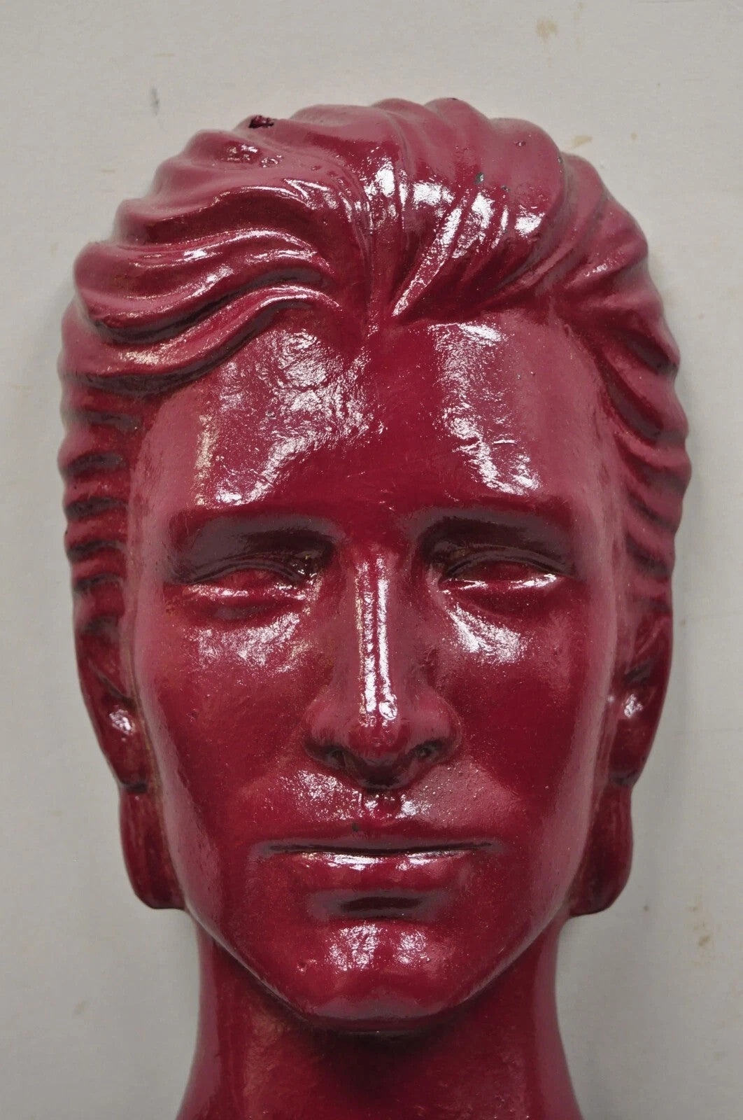 Vintage Art Deco Style Male & Female Couple Red & Black Torso Art Mannequins