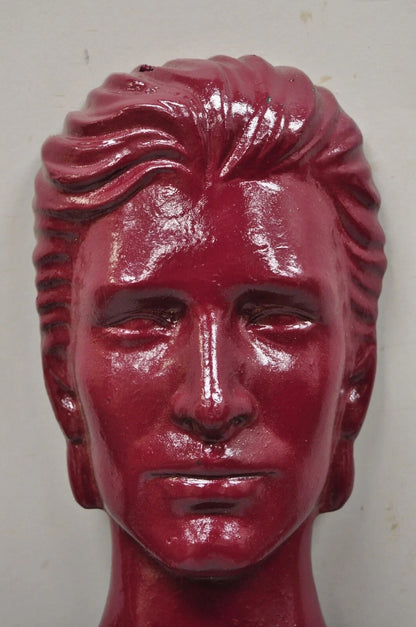 Vintage Art Deco Style Male & Female Couple Red & Black Torso Art Mannequins