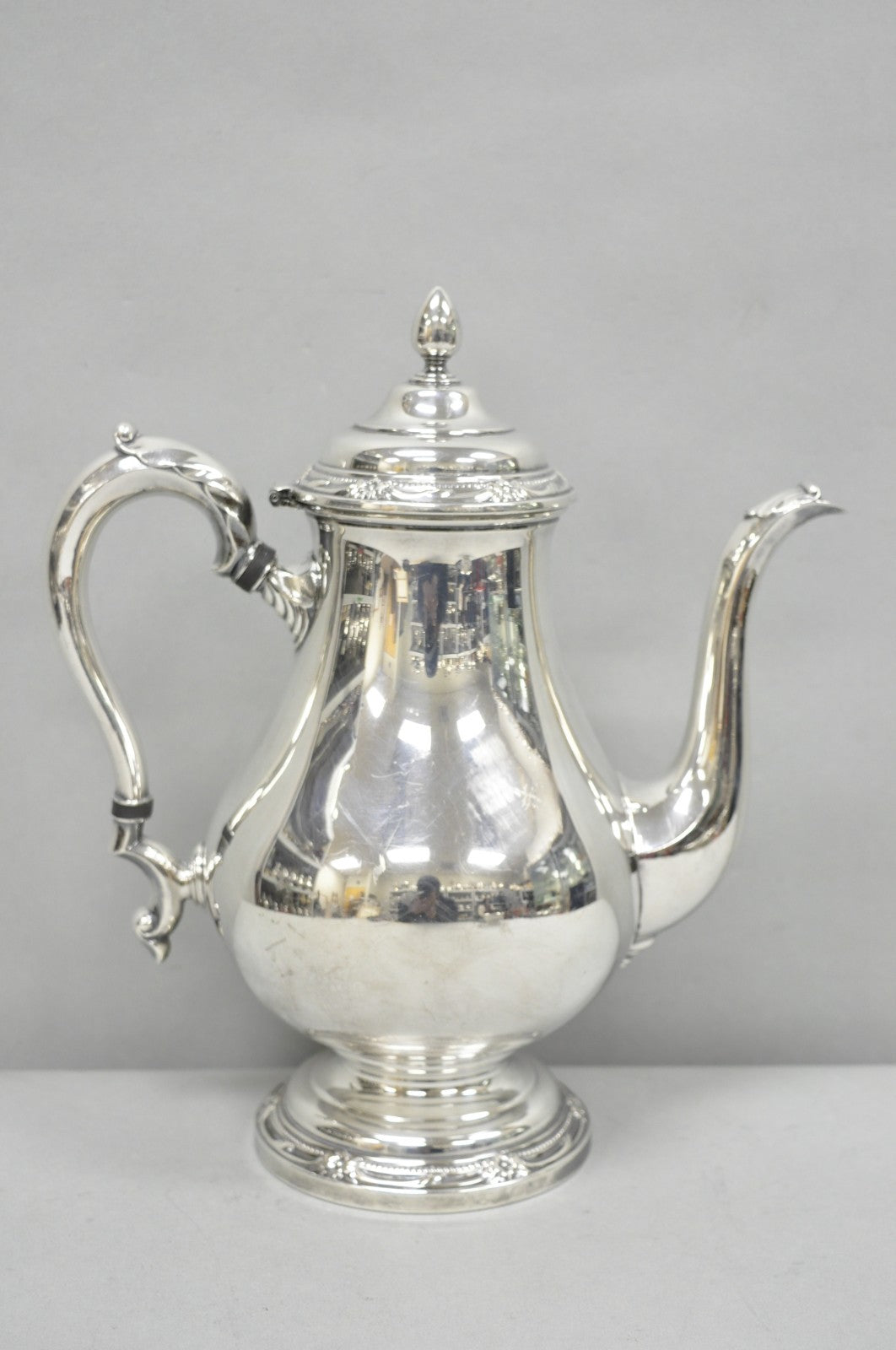 Vintage Rogers Bros. "Remembrance" Silver Plated Victorian Coffee Pot Teapot