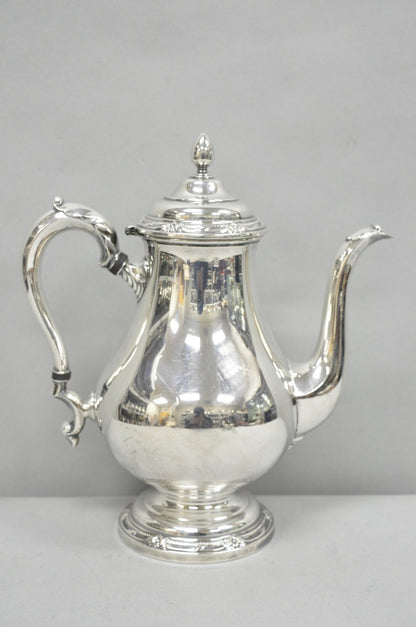 Vintage Rogers Bros. "Remembrance" Silver Plated Victorian Coffee Pot Teapot