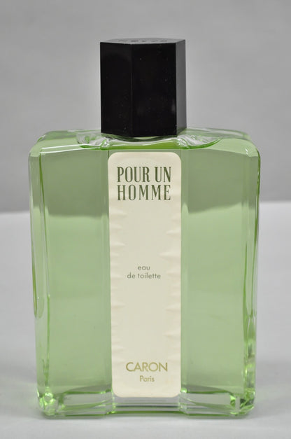 Vintage Large 12" Glass Dummy Bottle Caron Paris Cologne Perfume Store Display