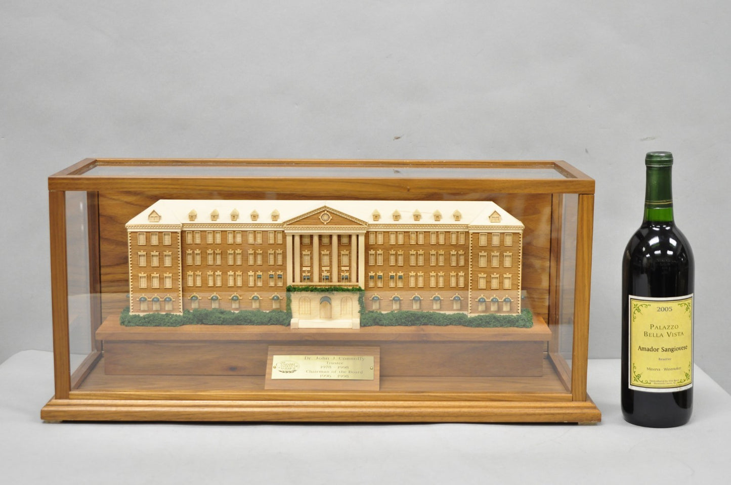 The Culinary Institute of America Mixed Wood Award Model for Dr John Connolly