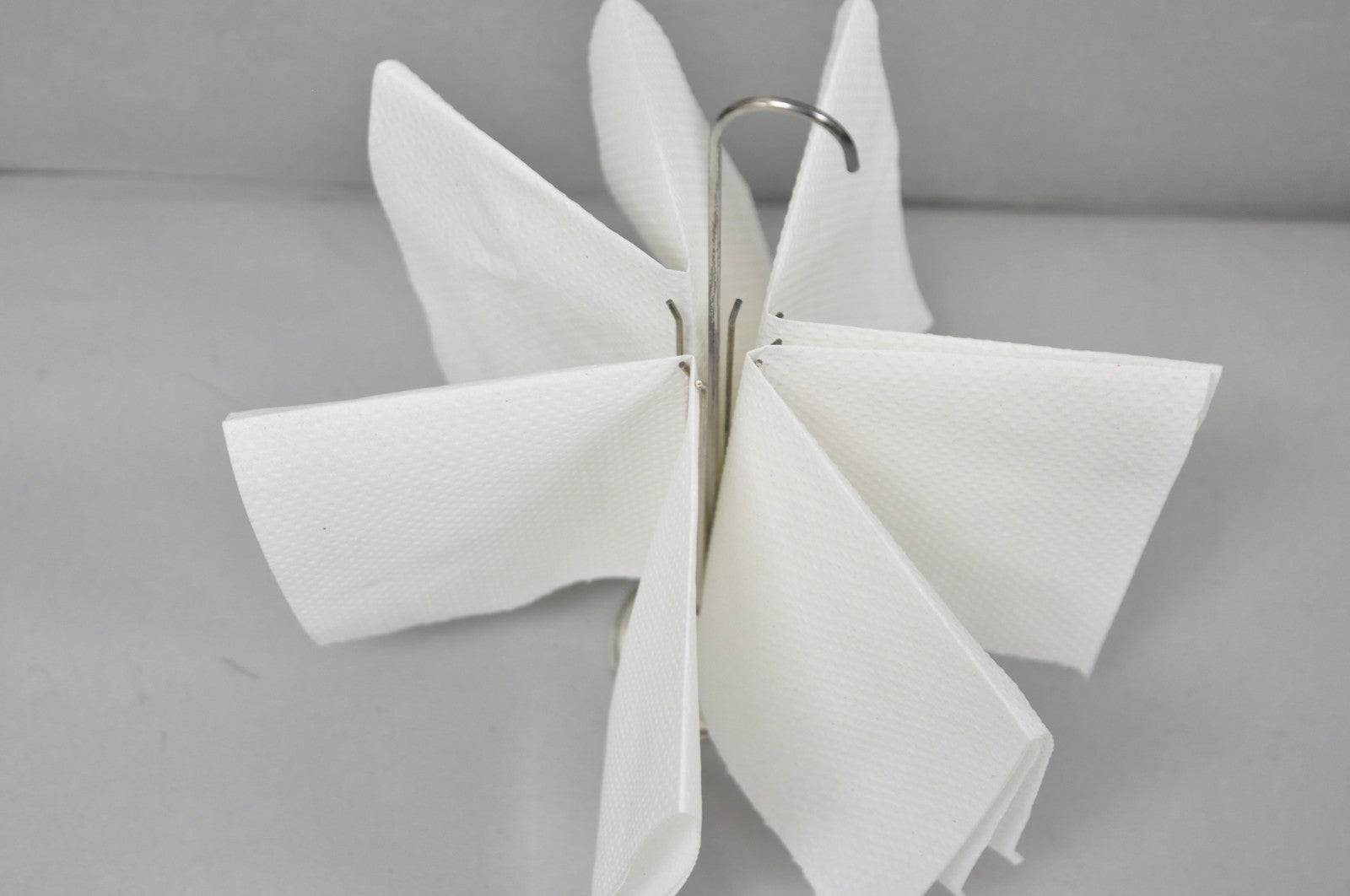 Mid Century Danish Modern Silver Plated Umbrella Cocktail Napkin Holder - Pair