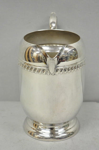 Vintage Sheridan Victorian Style Silver Plated Lemonade Beverage Water Pitcher