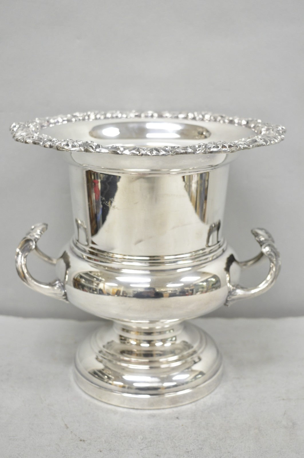 Vintage FB Rogers Silver Plated Trophy Cup Urn Champagne Chiller Bar Ice Bucket