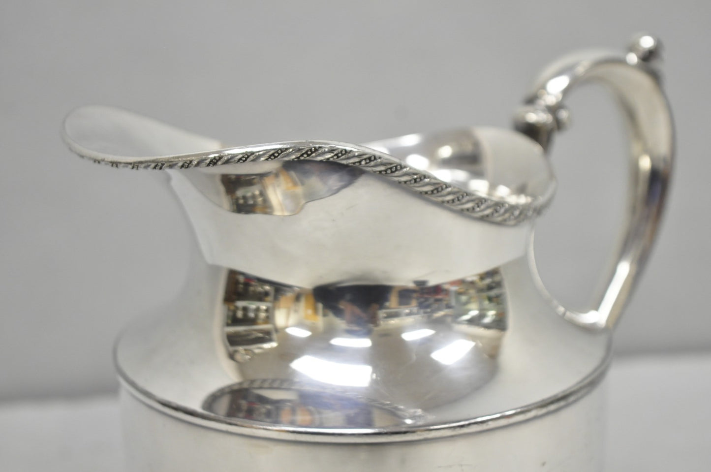 Vintage Victorian Silver Plated Melford Lemonade Water Pitcher with "S" Monogram