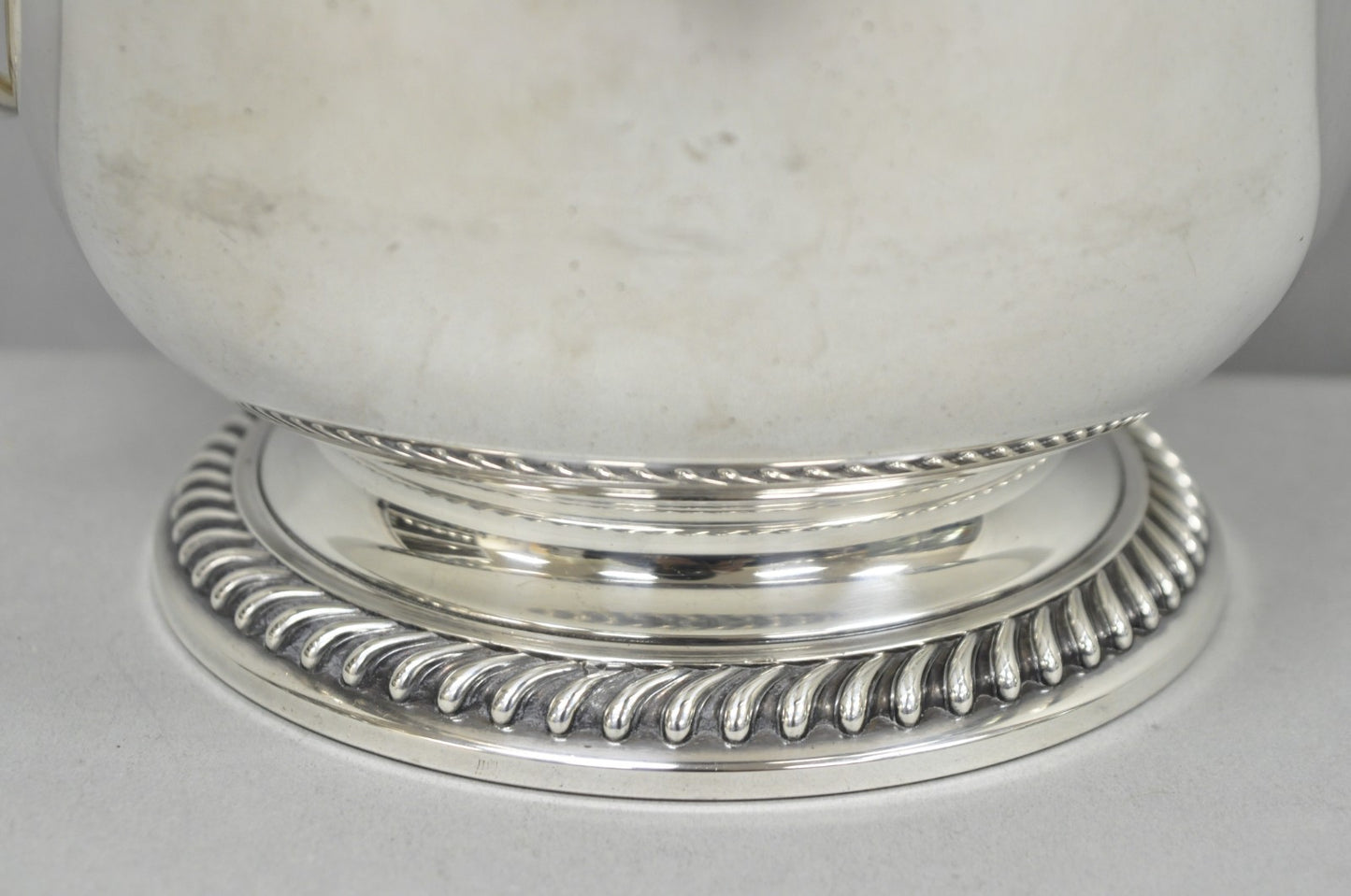 Antique English Regency Lion Head Silver Plated Covered Bar Ice Bucket