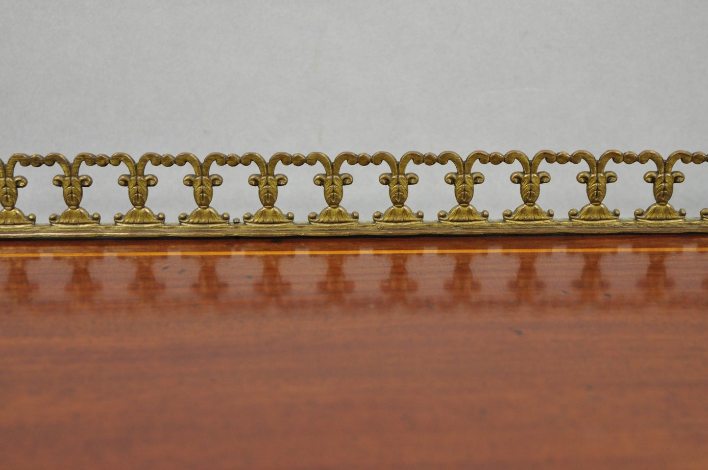 Antique French Louis XV Style Marquetry Inlaid Drop Front Ladies Writing Desk