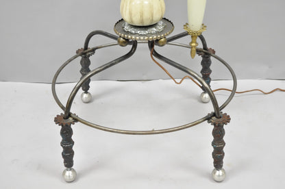Unique Vintage Retro Steampunk Adjustable Cantilever Pulley Victorian Floor Lamp