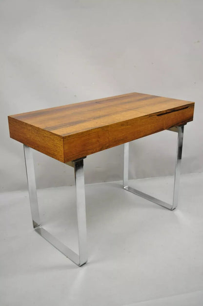 Echtes Kristall Spiegelglas Rosewood Mid Century Danish Modern Vanity Table