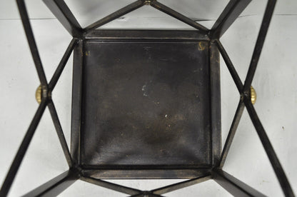 Contemporary Italian Neoclassical Style Iron X- Form Umbrella Cane Stand