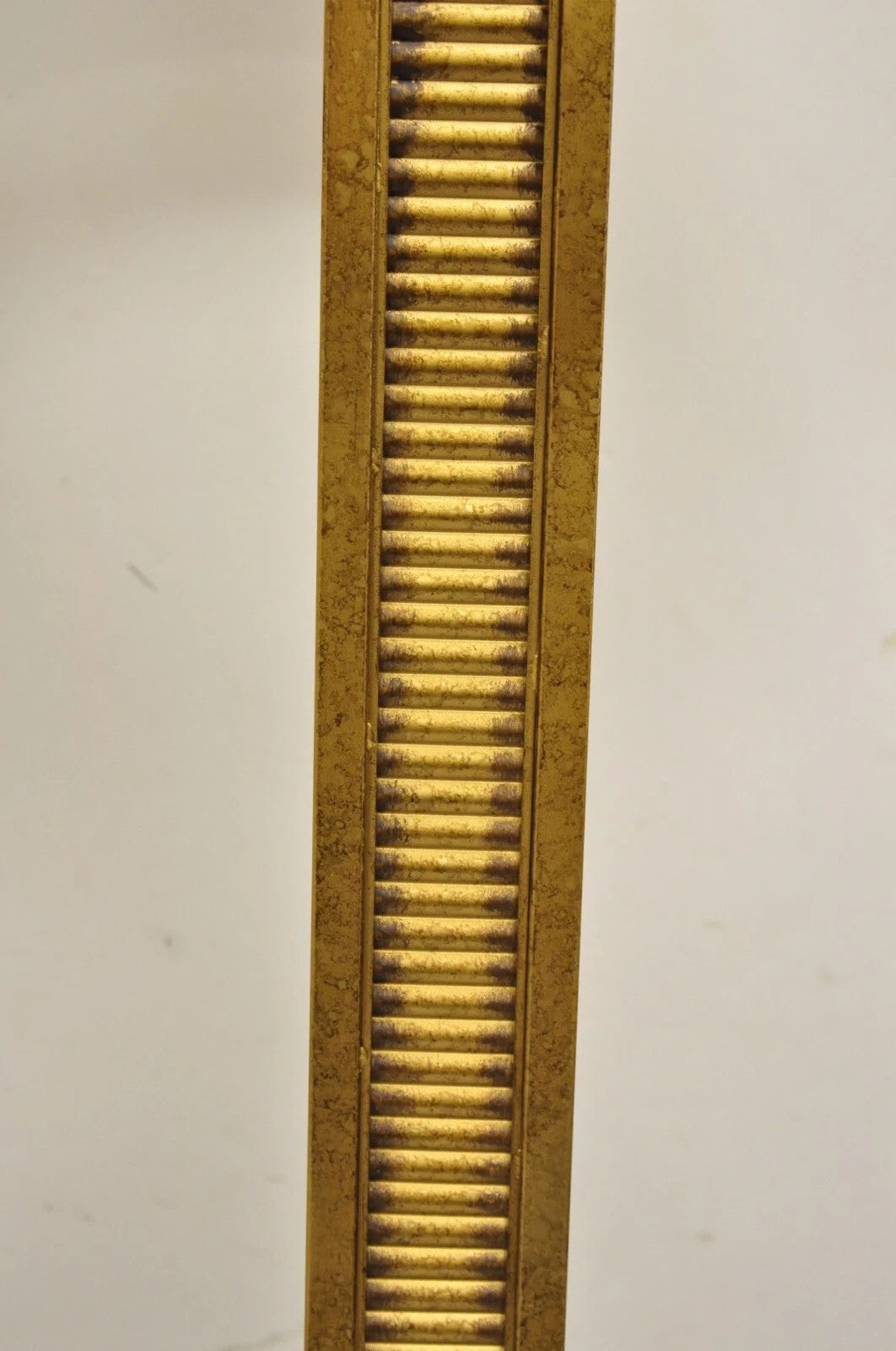 Decorator Fine Art Lamps Gold Gilt Metal Skyscraper Modern Floor Lamps - a Pair