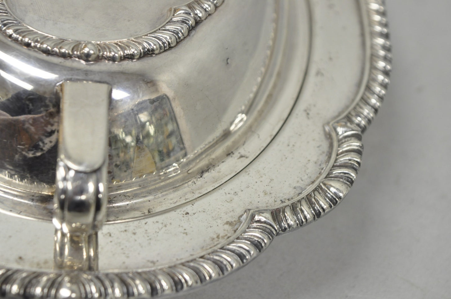 Vintage Sheffield Victorian Silver Plated Covered Vegetable Serving Dish