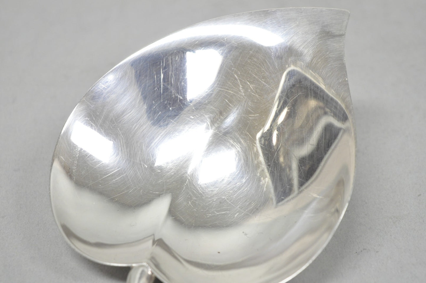 Vintage FB Rogers Modern Silver Plated Small Footed Leaf Trinket Nut Dish